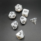 Snowy Owl - 7 Piece DnD Dice Set | Acrylic RPG Gaming Dice - Collectors World Toys