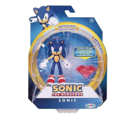 Sonic the Hedgehog 4" Action Figure - Select Figure(s) Sonic with Red Chaos Emerald