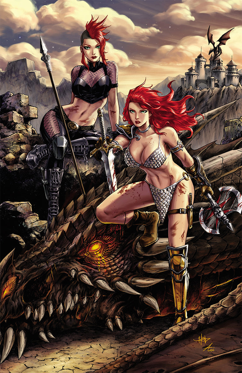 Red Sonja Age Of Chaos #3 Unknown Comics Creees Exclusive Virgin Var (03/18/2020) - Collectors World Toys Main image