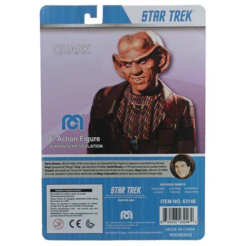 Mego 8 inch Action Figure Star Trek - Select Figure(s) - Collectors World Toys