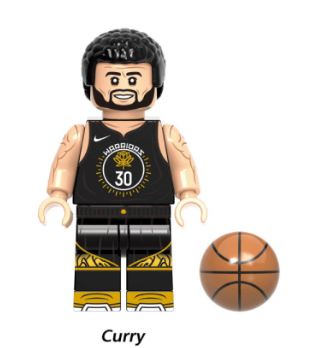 Stephen Curry Custom Minifig – NBA Star - Collectors World Toys Hover Image
