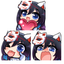 Neko Alley Anime Mascot 3 Pack Sticker Set