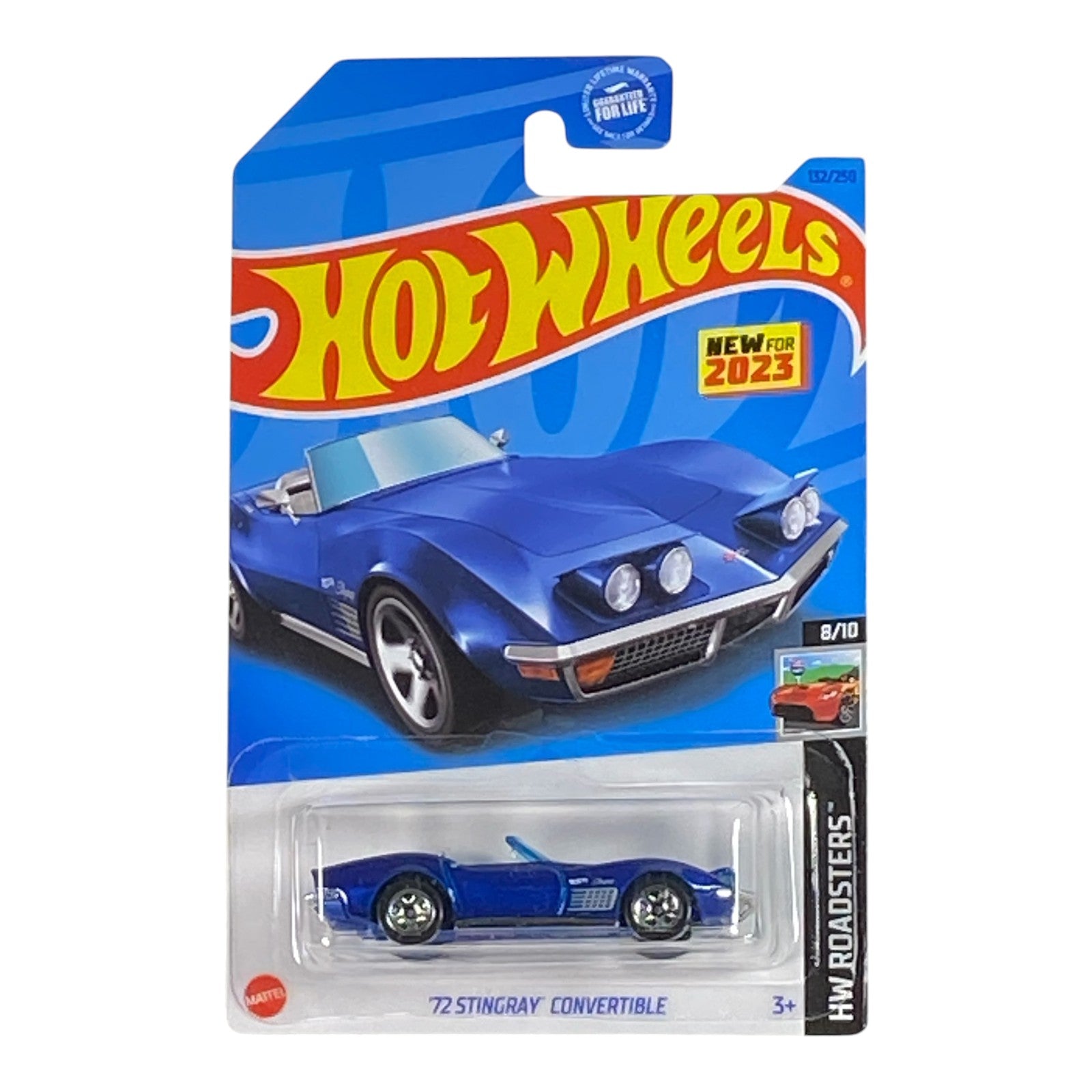 Hot Wheels '72 Stingray Convertible - Roadsters Series 8/10