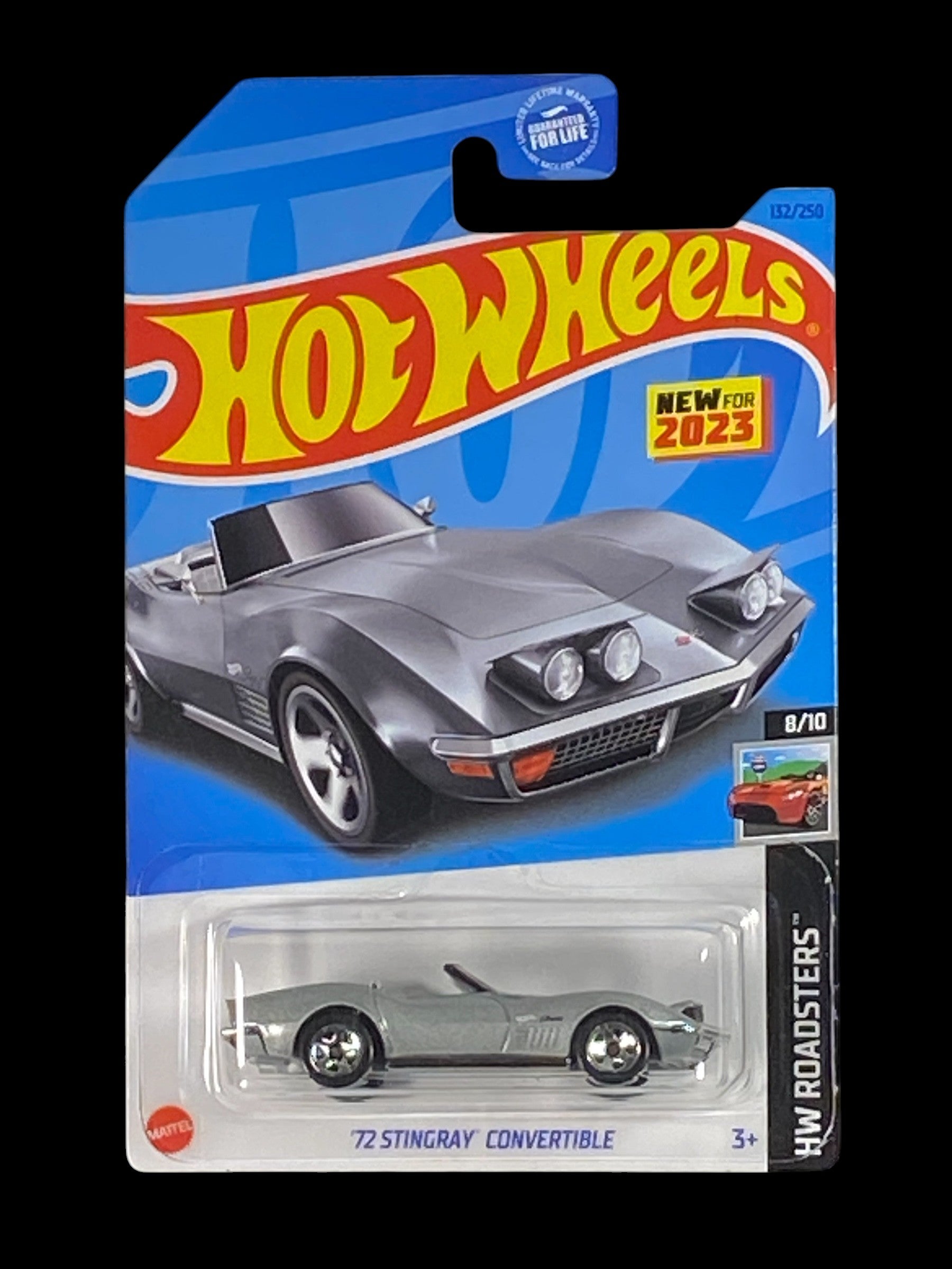 Hot Wheels '72 Stingray Convertible - Head Lights - Roadsters Series 8/10