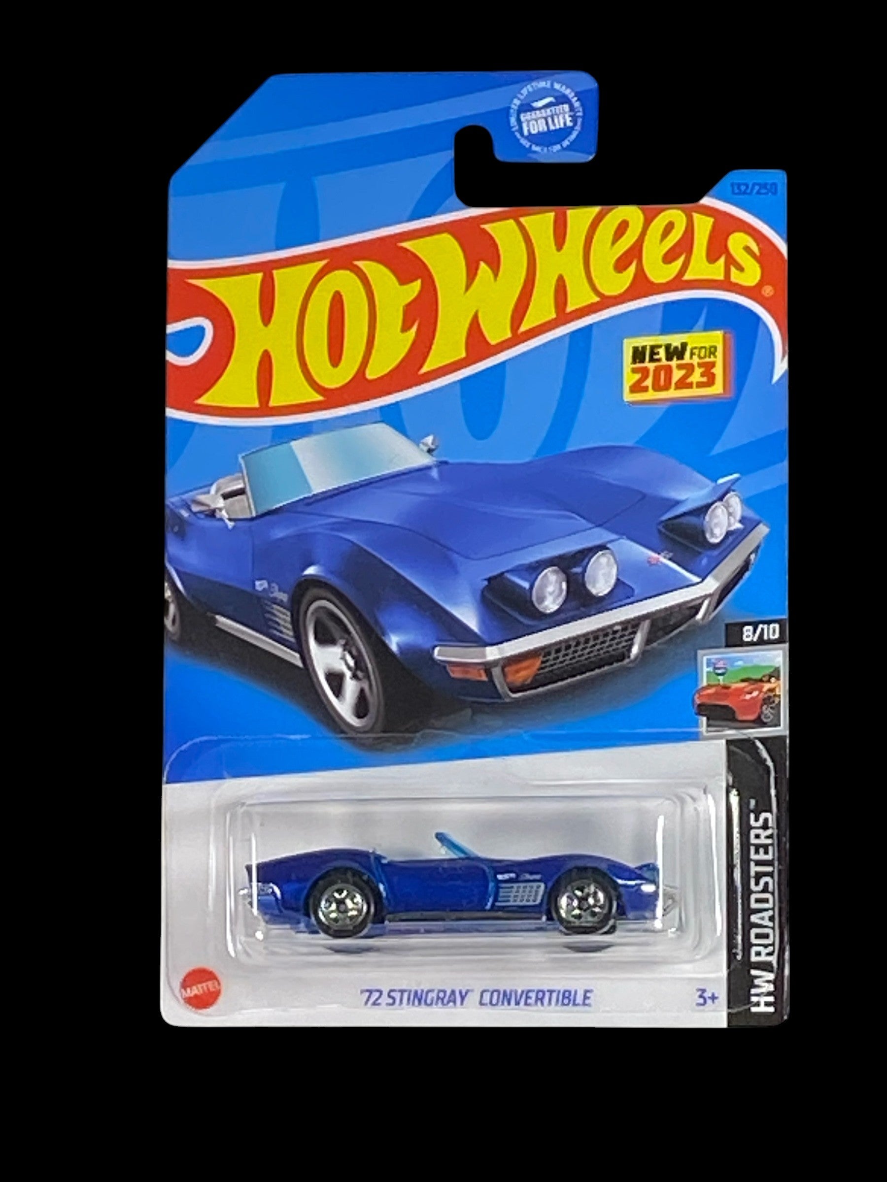 Hot Wheels '72 Stingray Convertible - Head Lights - Roadsters Series 8/10