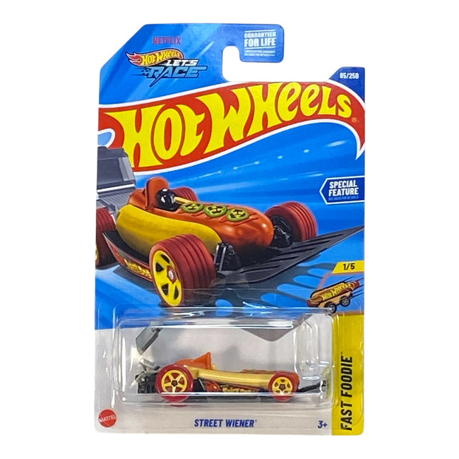 Hot Wheels Street Wiener - Silver Grill - Fast Foodie Series 1/5 - Hover Image