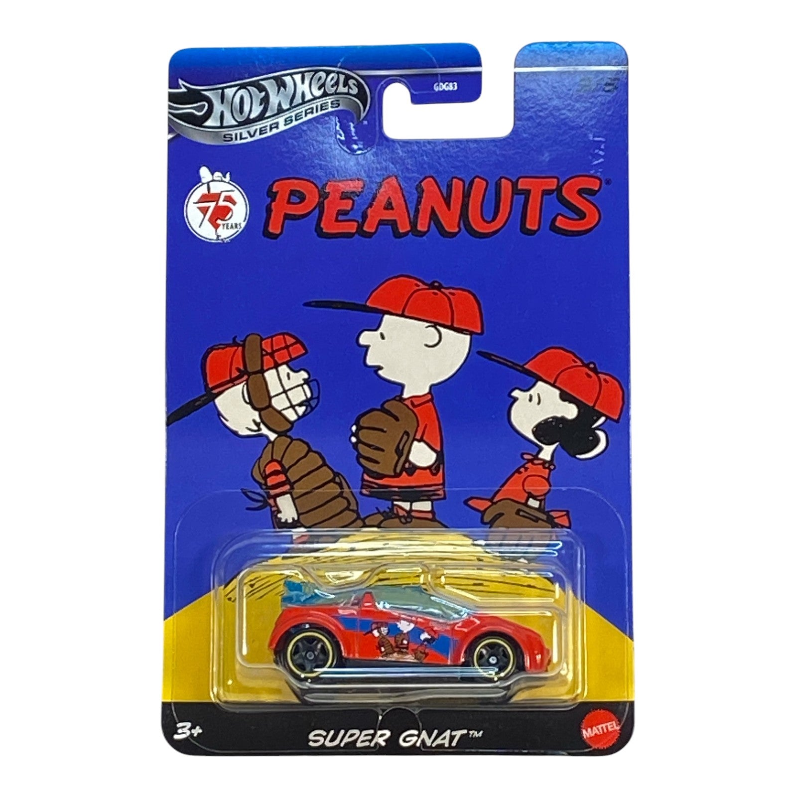 Hot Wheels Silver Series Super Gnat - Peanuts 75 Years 3/5