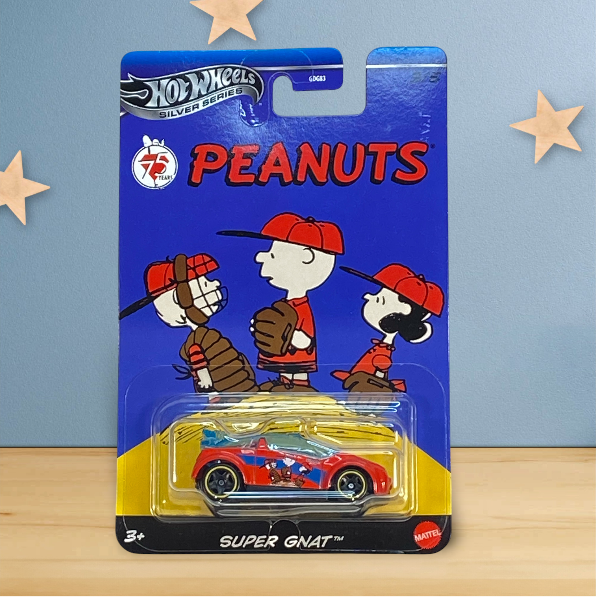 Hot Wheels Silver Series Super Gnat - Peanuts 75 Years 3/5