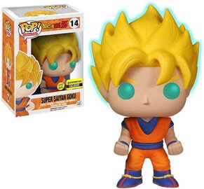 Pop! Animation: Dragon Ball Z - Super Saiyan Goku (Glow in the Dark) Entertainment Earth Exclusive Main image