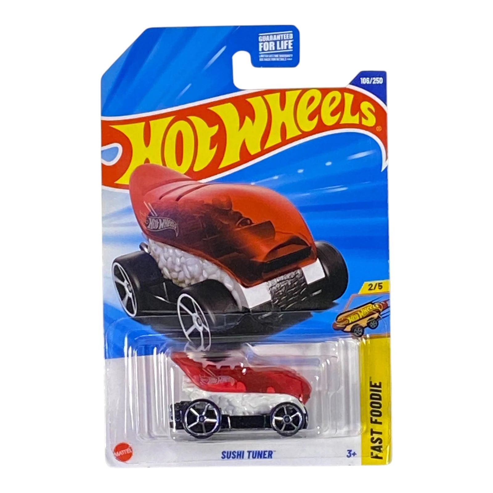 Hot Wheels Sushi Tuner (Red) - Fast Foodie Series 2/5 Main image