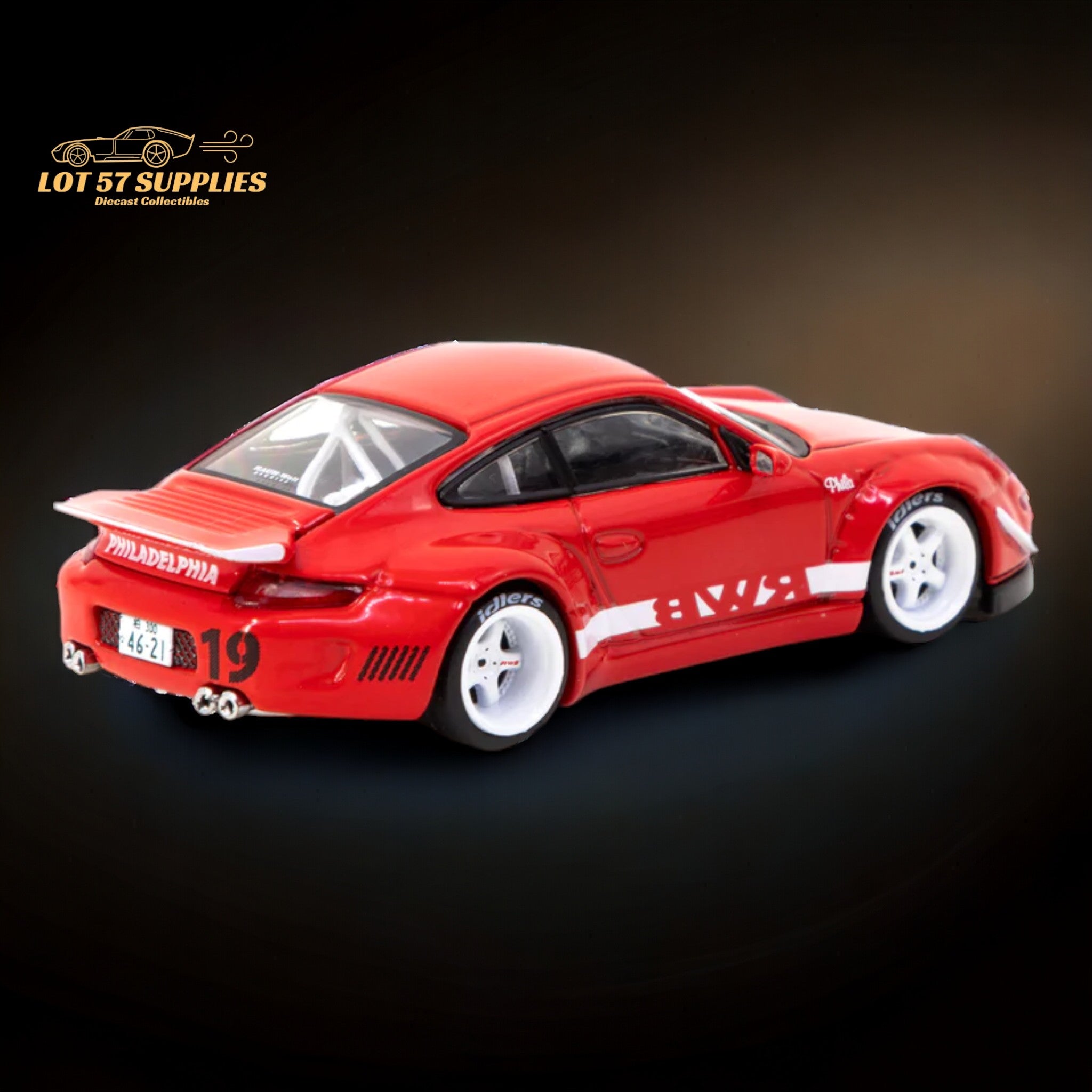 Tarmac Works Porsche RWB 997 Philadelphia #T64-057-PH 1:64 - Collectors World Toys