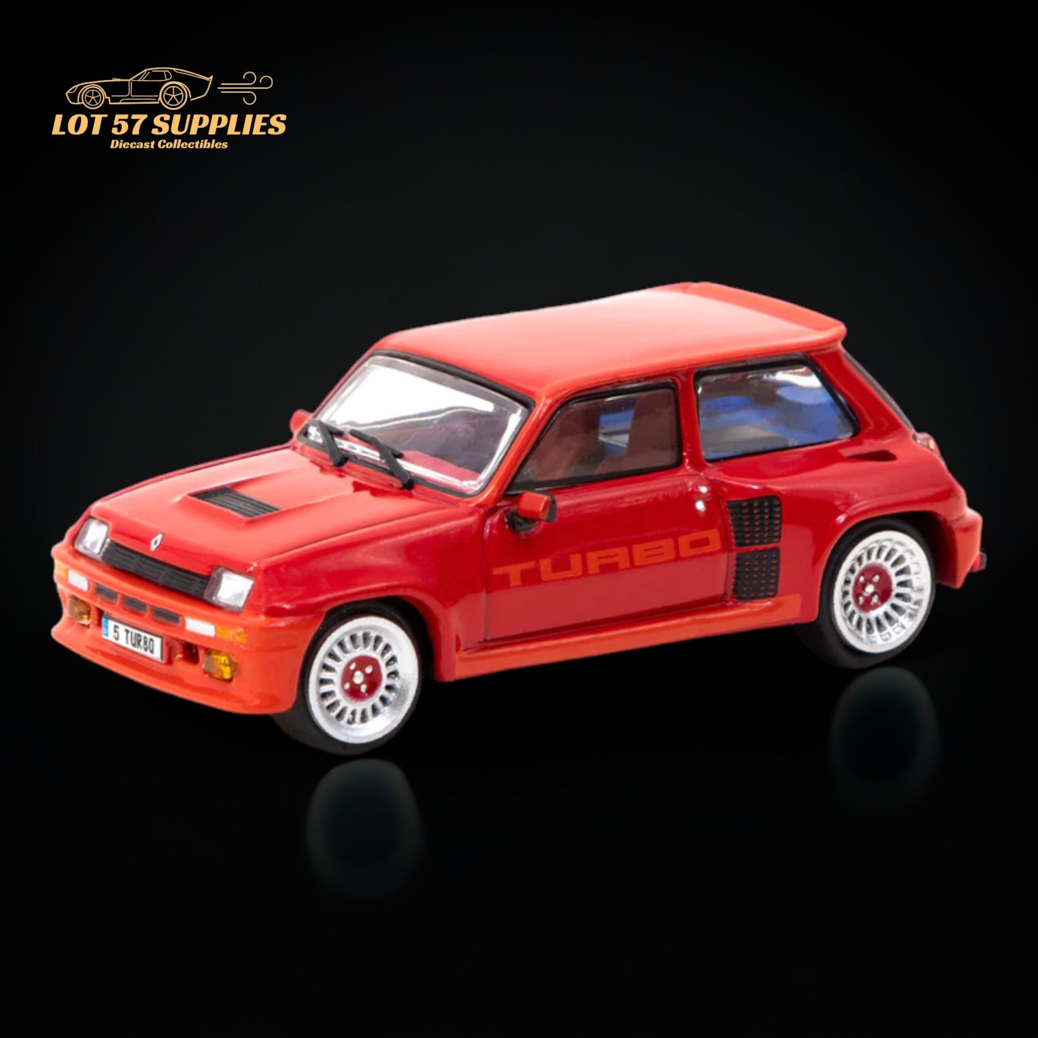 Tarmac Works Renault 5 Turbo in Red 1:64 T64R-TL060-RED Main image