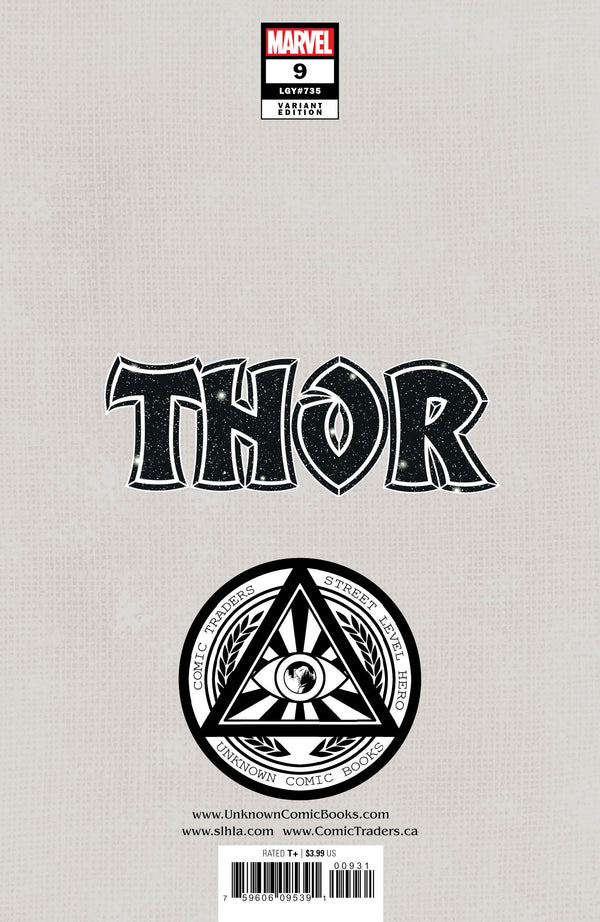 Thor #9 Unknown Comics Miguel Mercado Exclusive Virgin Var (11/04/2020) - Collectors World Toys