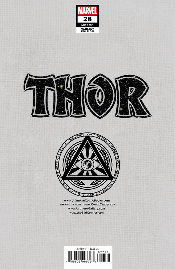 Thor #28 Unknown Comics Ivan Tao Exclusive Var (10/19/2022) - Collectors World Toys