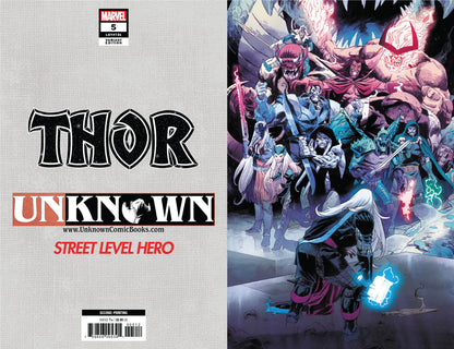 Thor #5 2Nd Ptg Unknown Comics Exclusive Klein Virgin Var (07/29/2020) - Collectors World Toys