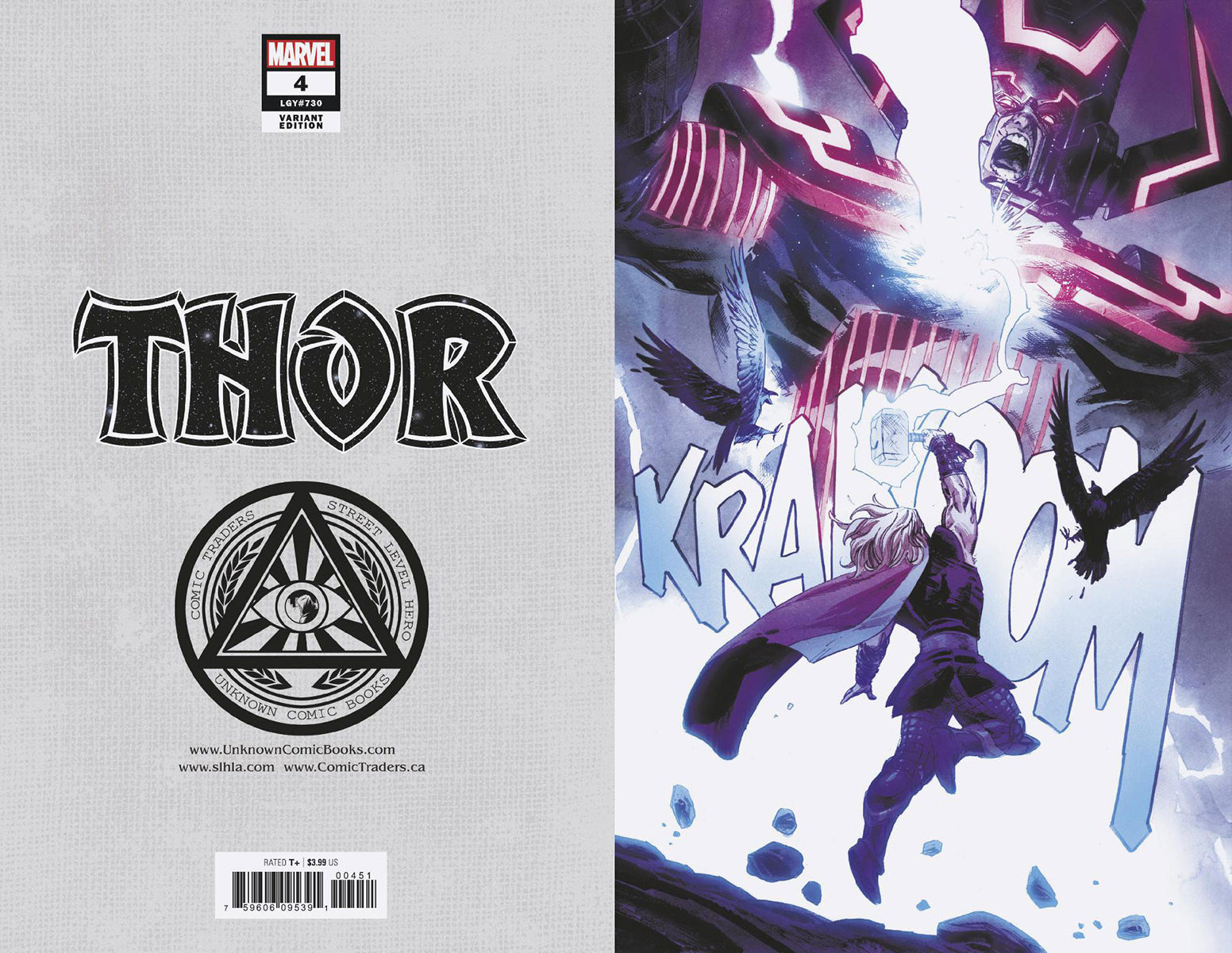 THOR #4 UNKNOWN COMICS EXCLUSIVE 3RD PTG KLEIN VIRGIN VAR (09/09/2020) - Collectors World Toys