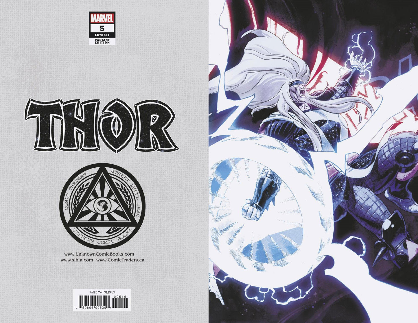 THOR #5 UNKNOWN COMICS EXCLUSIVE 4TH PTG VIRGIN VAR (09/23/2020) - Collectors World Toys