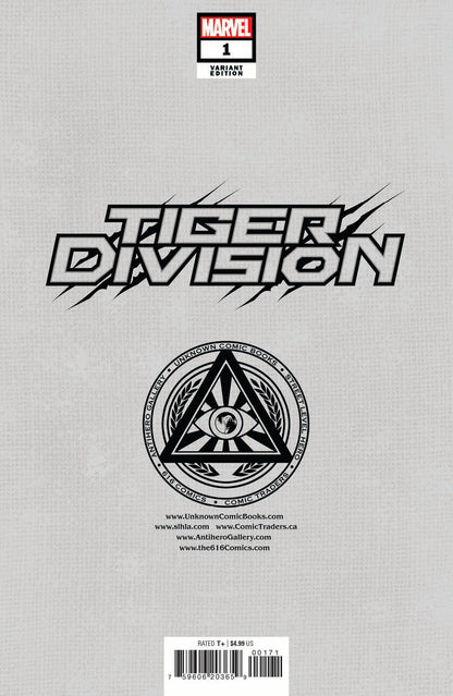 Tiger Division #1 Unknown Comics Lobos Exclusive Virgin Var (11/02/2022) - Collectors World Toys