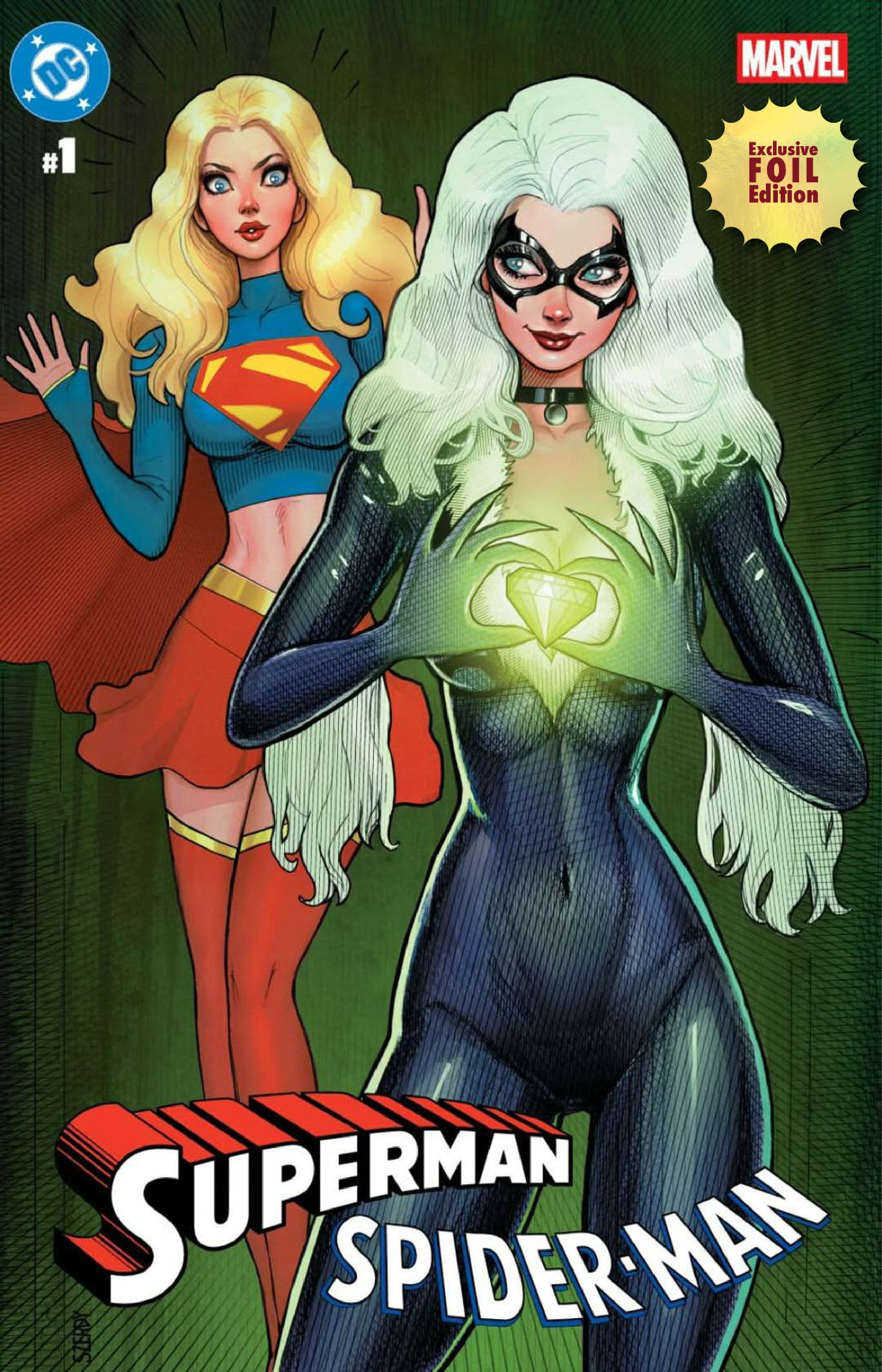 [FOIL] SUPERMAN SPIDER-MAN #1 NATHAN SZERDY EXCLUSIVE VAR (03/25/2026) Main image