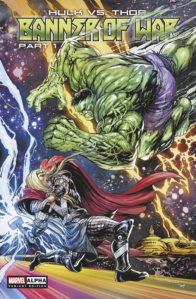Hulk Vs. Thor: Banner Of War Alpha 1 Unknown Comics Tyler Kirkham Exclusive Var (05/04/2022) (05/11/2022) - Collectors World Toys Hover Image