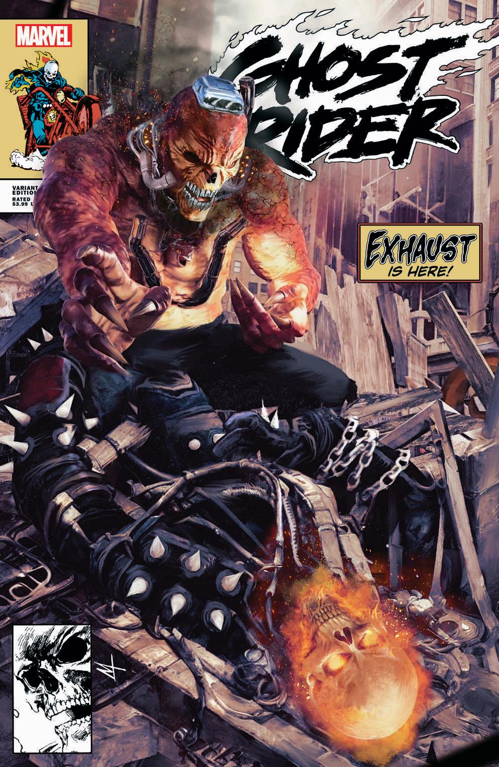 Ghost Rider #7 Marco Turini Exclusive Var (10/26/2022) - Collectors World Toys Main image