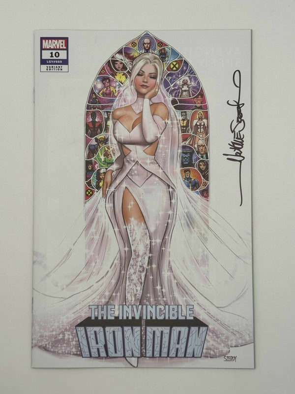 [Signed by Nathan Szerdy] INVINCIBLE IRON MAN #10 [FALL] UNKNOWN COMICS NATHAN SZERDY EXCLUSIVE VAR [IN STOCK] - Collectors World Toys