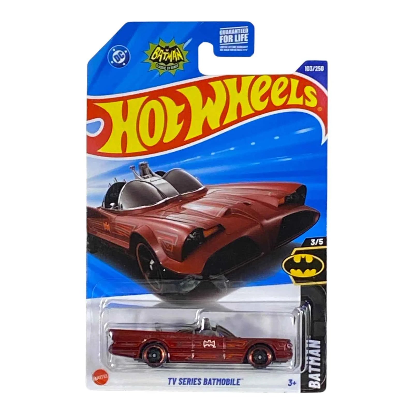 Hot Wheels TV Series Batmobile (Red) - Batman Series 3/5 Main image