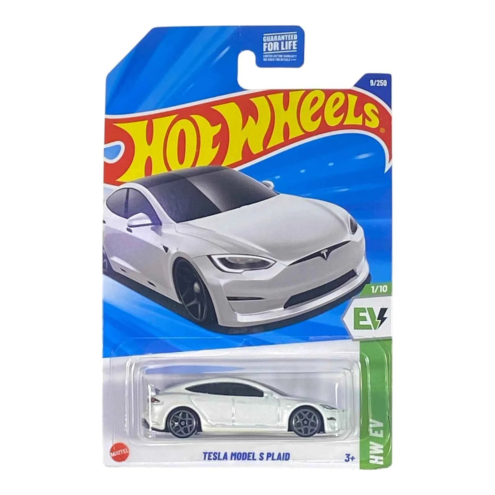 Hot Wheels Tesla Model S Plaid - EV Series 1/10 (Packaging Damage)