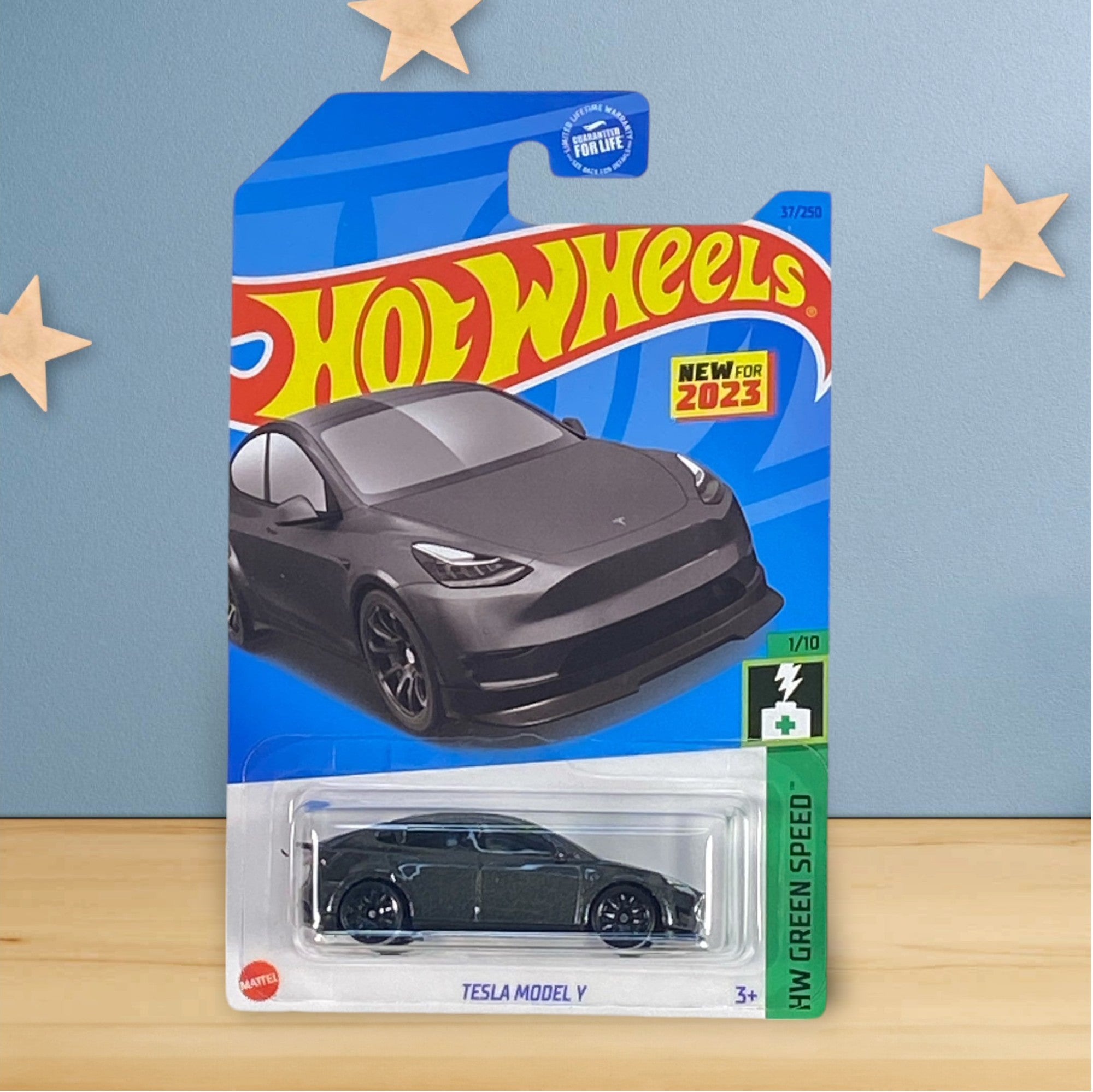 Hot Wheels Tesla Model Y - Green Speed Series 1/10