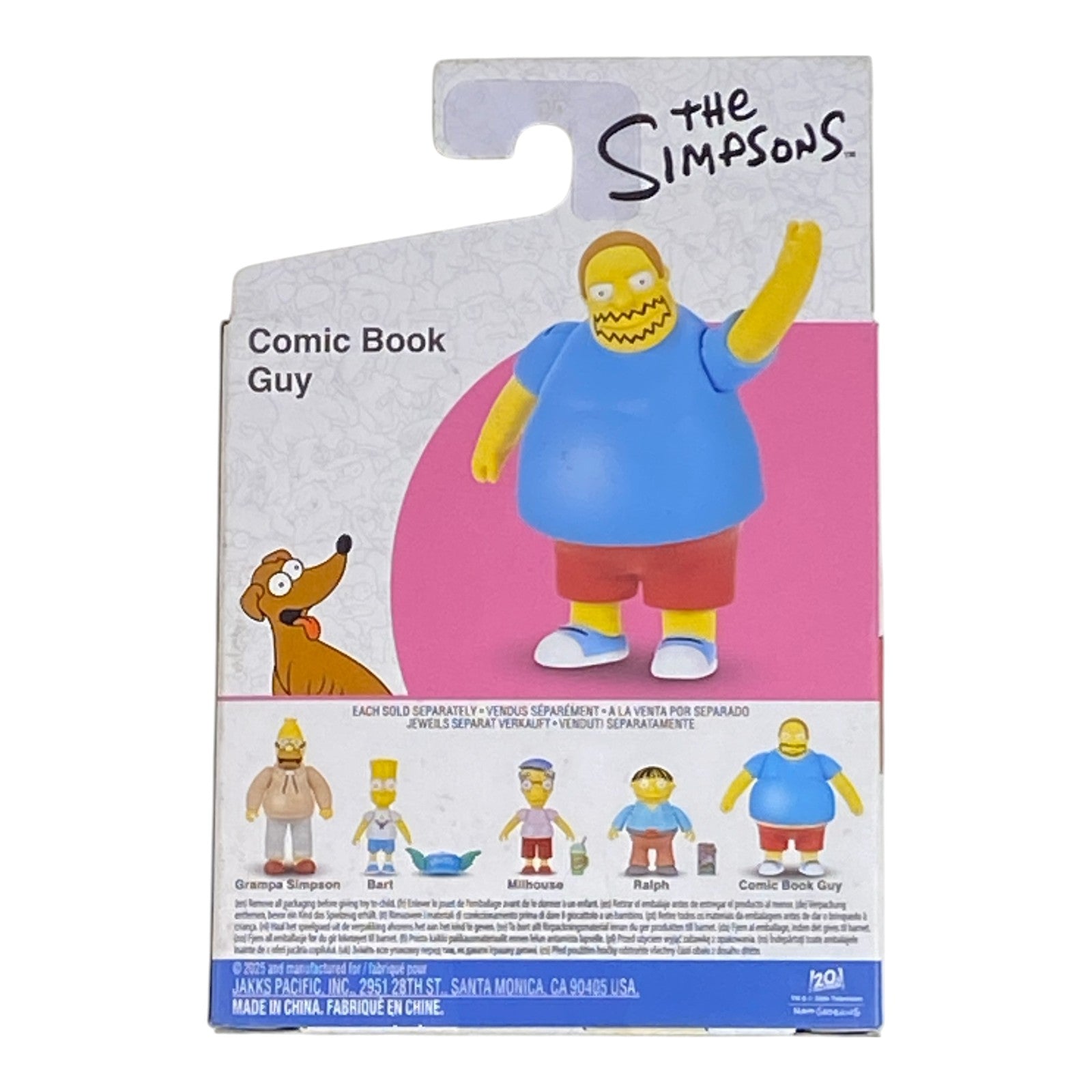 The Simpsons Comic Book Guy - 2.5 Inches Action Figure Secondary image