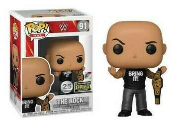 Pop! WWE: The Rock (Bring It!) Entertainment Earth Exclusive Main image
