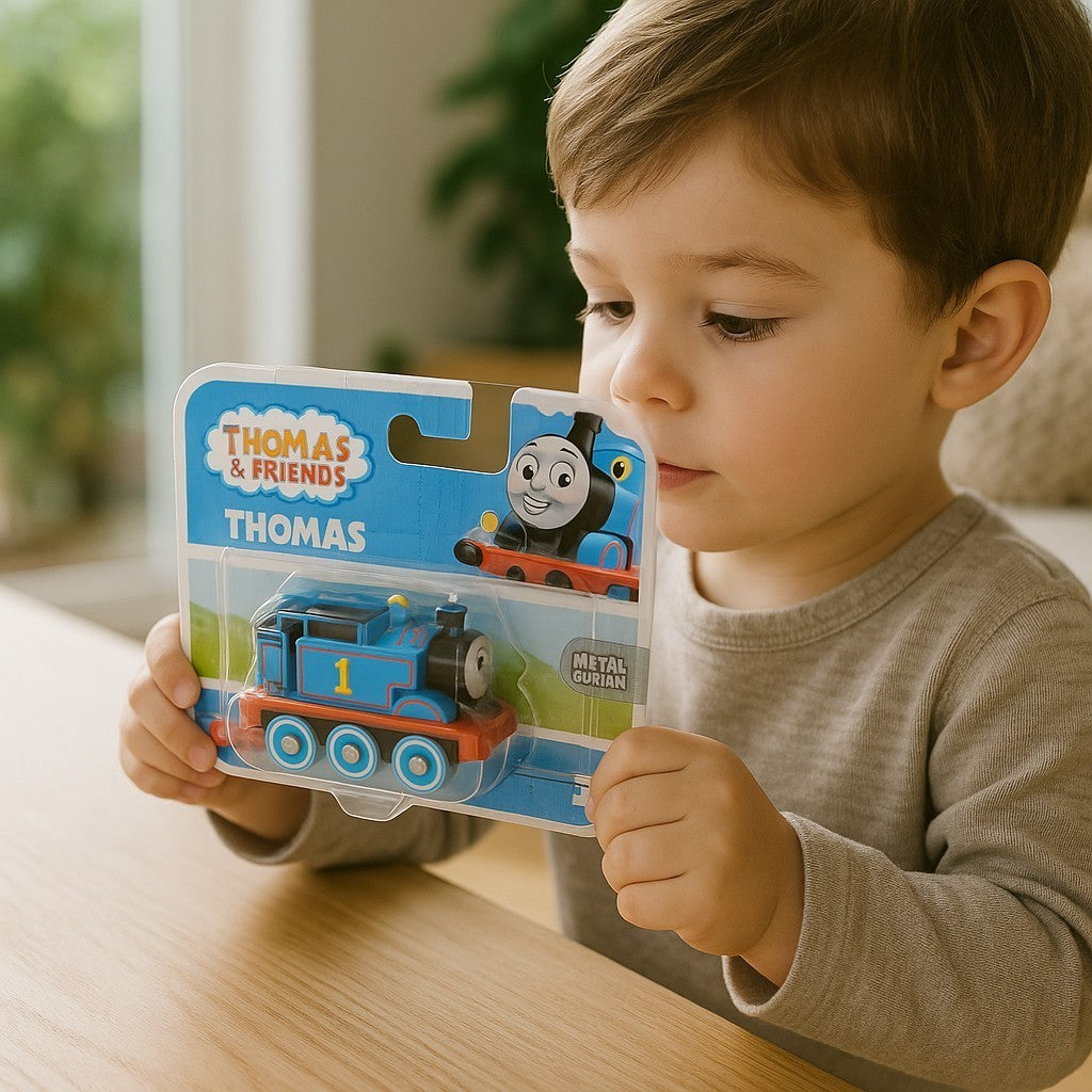 Thomas & Friends Toy Train, Thomas Diecast Metal Engine, Push-Along Vehicle