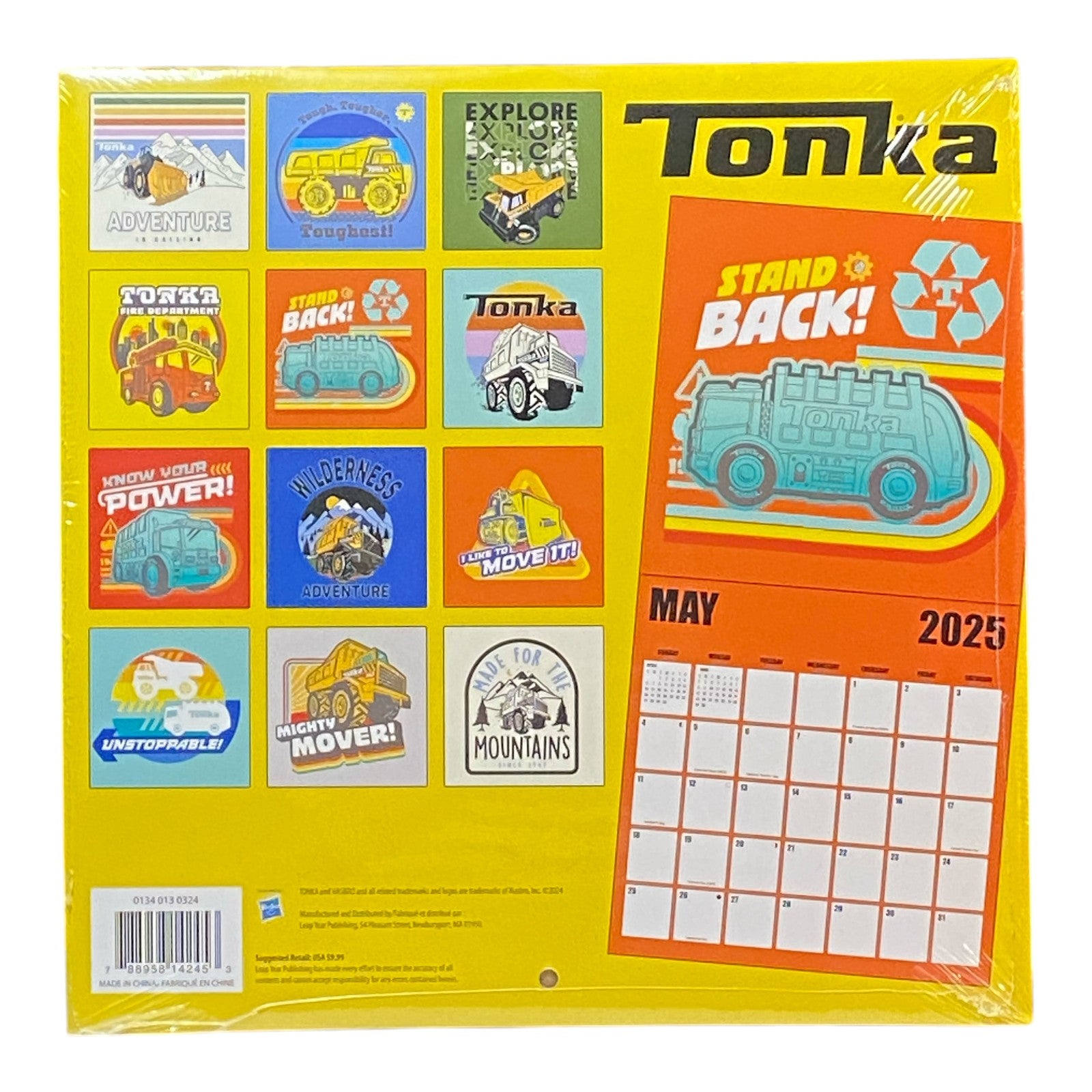 Tonka 2025 16-Month Wall Calendar