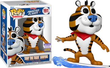 Tony the Tiger Surfing Shared Summer Convention Sticker Main image