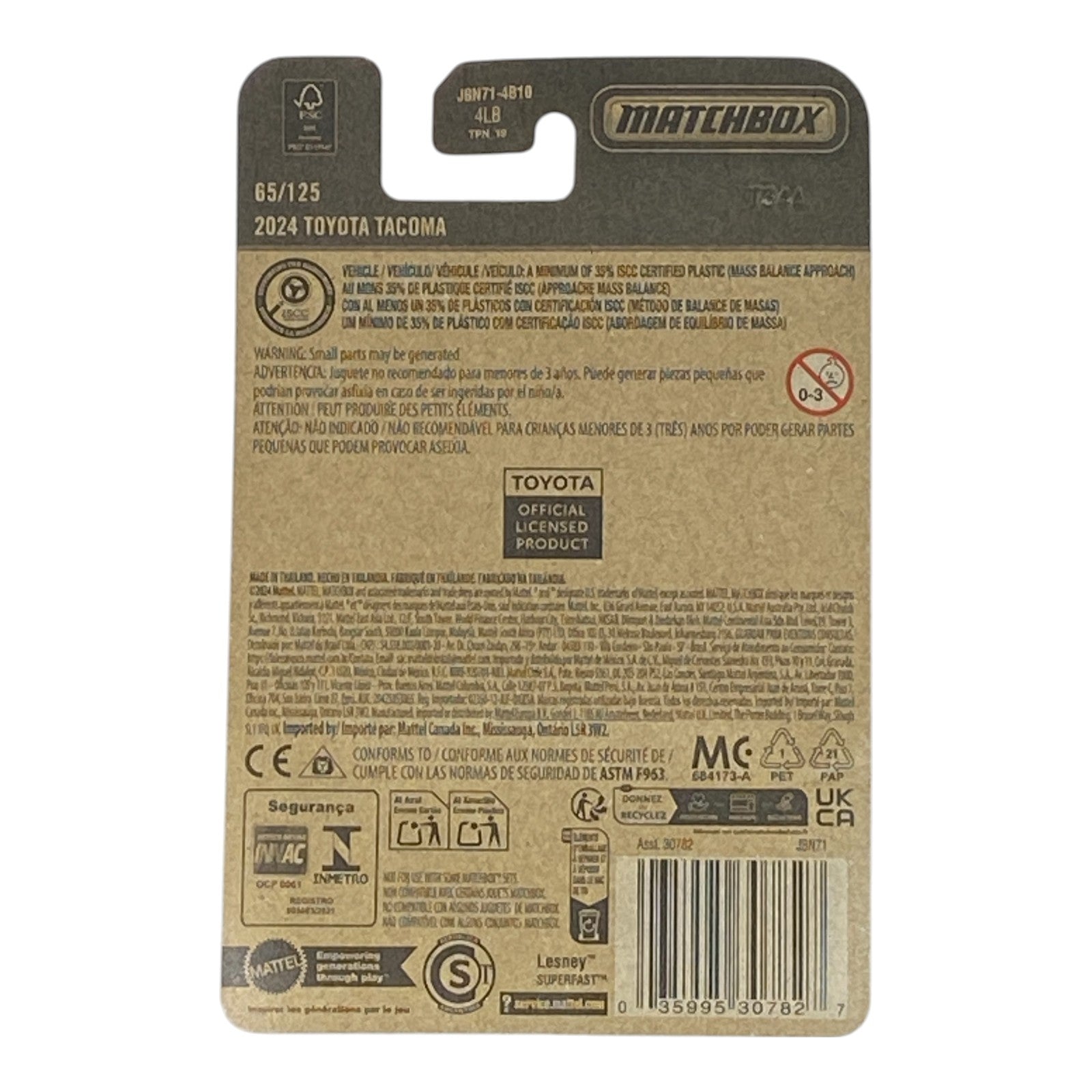 Matchbox 2024 Toyota Tacoma - 2025 Matchbox Series 65/125