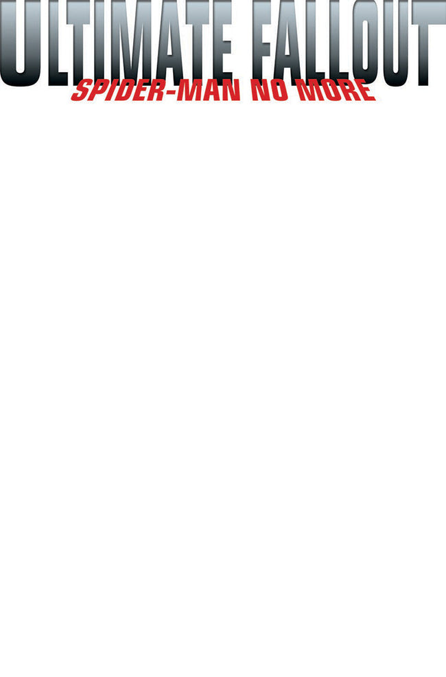 Ultimate Comics Fallout #4 Unknown Comics Exclusive Blank Facsimile Edition (09/01/2021) Hover Image