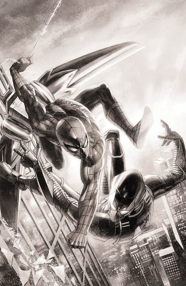 [Signed by Hickman] Ultimate Spider-Man #1 B&W CON VIRGIN Unknown Comics Matrazzo Exclusive Var [INST] 3rd PTG - Collectors World Toys