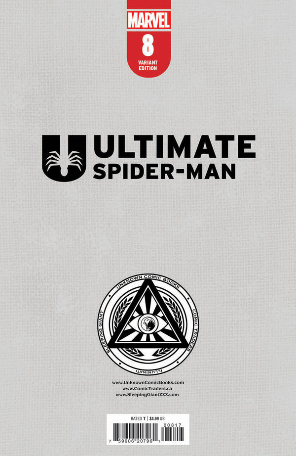 Ultimate Spider-Man #8 Unknown Comics Ejikure Exclusive Var (08/21/2024) - Collectors World Toys