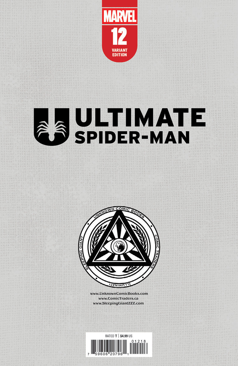 [Signed by Leirix] Ultimate Spider-Man #12 Unknown Comics Leirix Exclusive Var [IN STOCK] - Collectors World Toys