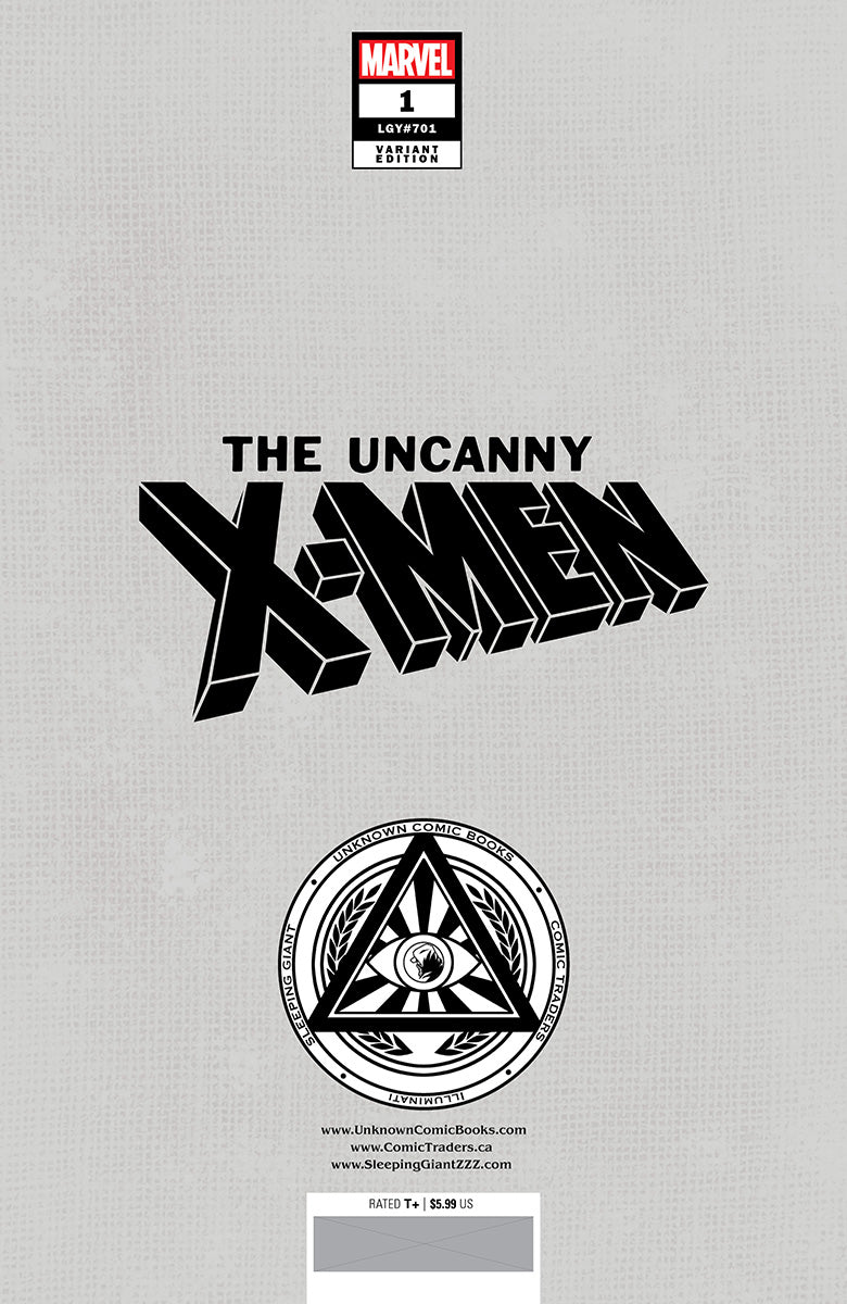 Uncanny X-Men #1 Unknown Comics Nathan Szerdy Exclusive Virgin Var (08/07/2024) - Collectors World Toys