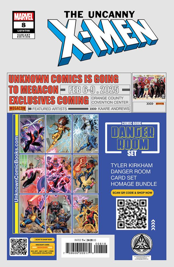 [Signed by Leirix] Uncanny X-Men #8 Unknown Comics Leirix Exclusive Var [IN STOCK] - Collectors World Toys