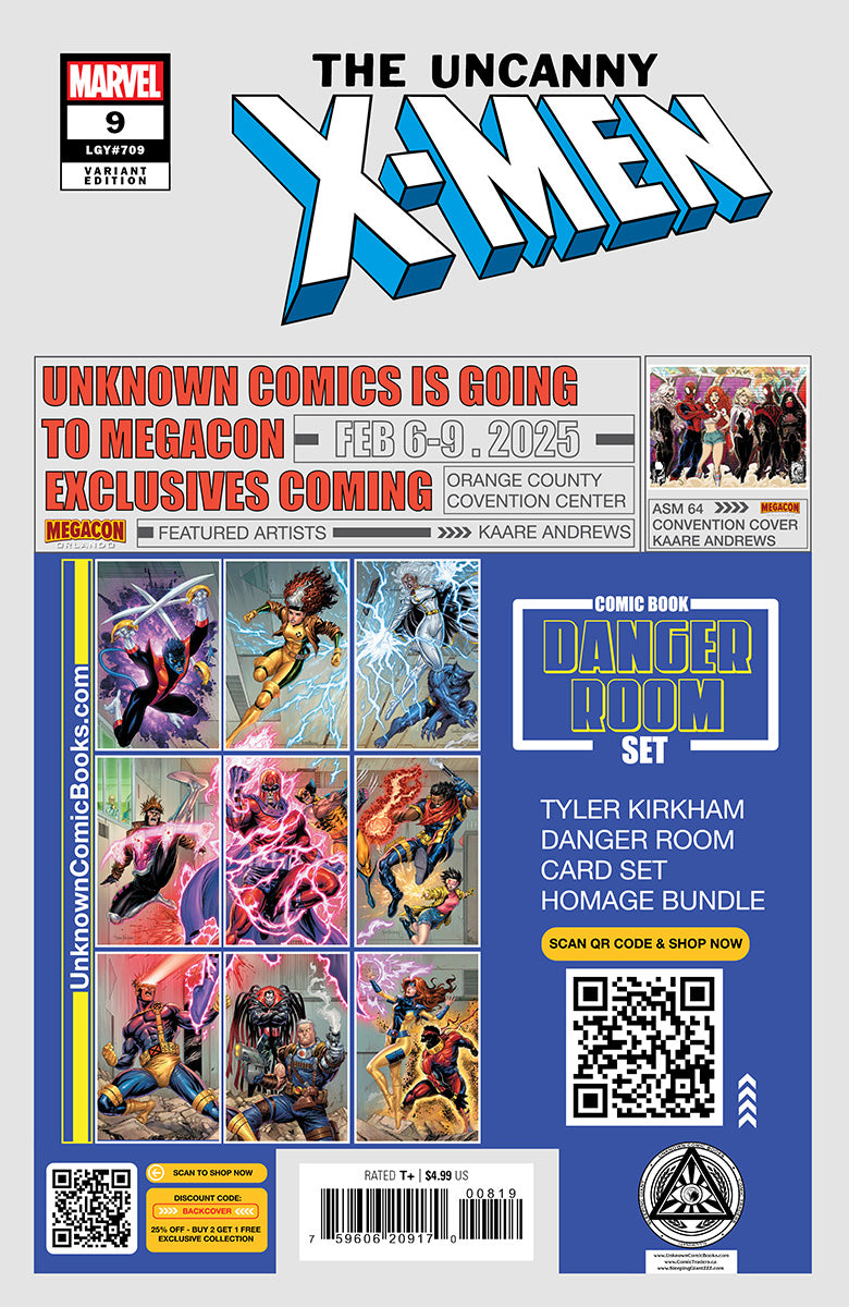 Uncanny X-men #9 Unknown Comics Stephen Segovia Exclusive Var (01/22/2025) - Collectors World Toys