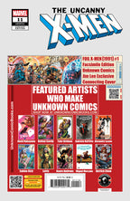 Uncanny X-Men #11 Unknown Comic Alexander Lozano Exclusive Virgin Var (03/05/2025) - Collectors World Toys