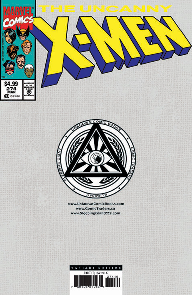 Uncanny X-Men #274 Facsimile Unknown Comics Exclusive David Nakayama Virgin Var (09/04/2024) - Collectors World Toys