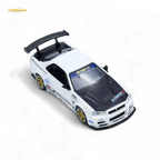 (Pre-Order) Inno64 Top Secret R34 GT-R - White 1:64