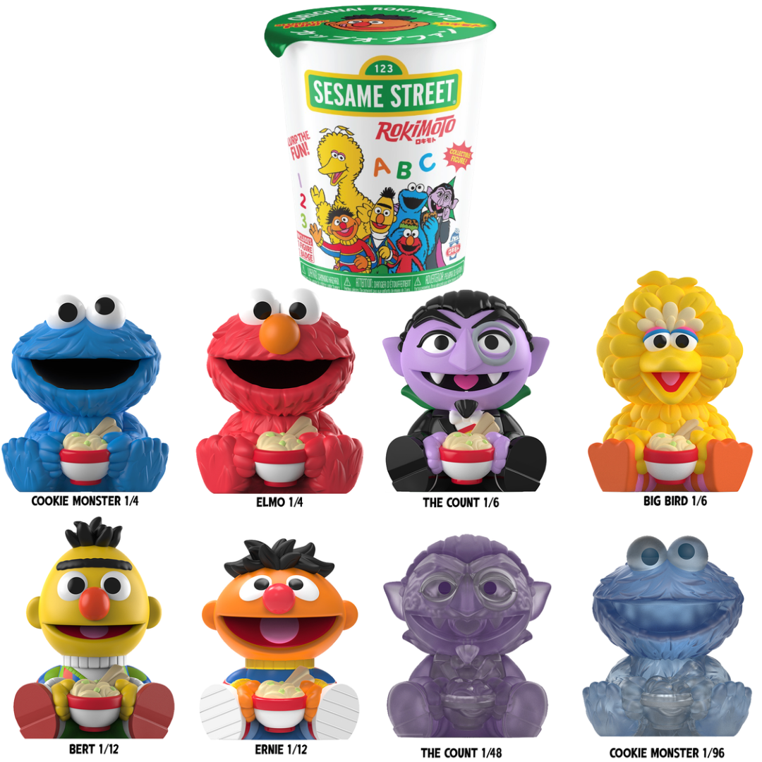 [Arriving Spring 2026] Funmaker Inc. ROKIMOTO x Sesame Street Series One Blind Cup Main image