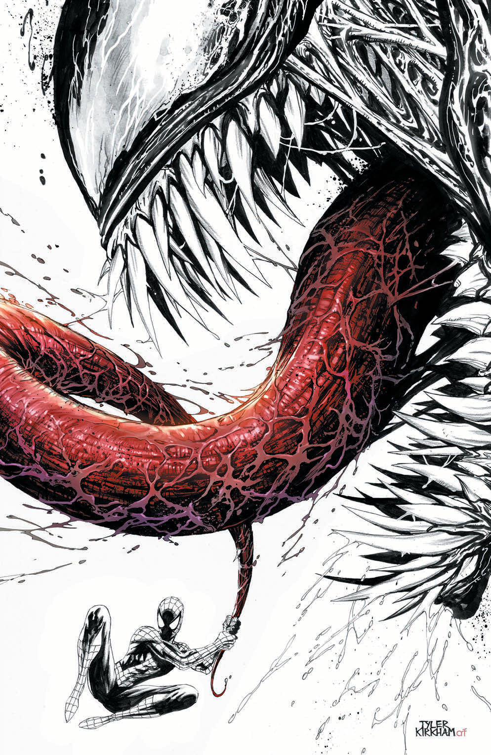 VENOM #1 UNKNOWN COMIC BOOKS EXCLUSIVE TYLER KIRKHAM VIRGIN COLOR SPLASH 5/9/2018 Main image