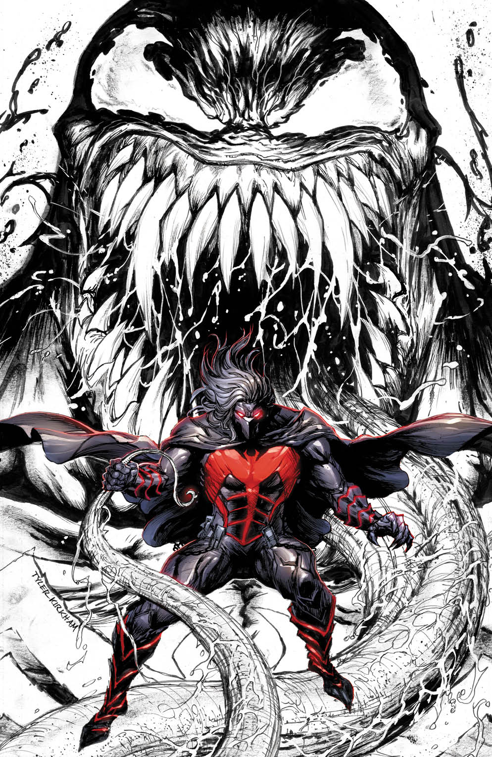 VENOM #26 SECRET COLOR SPLASH TYLER KIRKHAM EXCLUSIVE - Collectors World Toys Main image