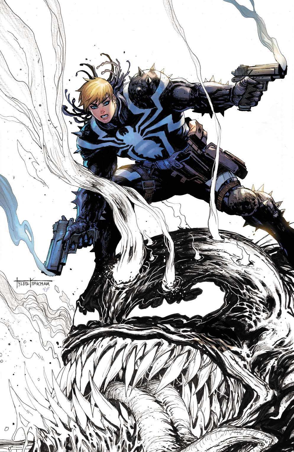 Venom #29 Unknown Comics Tyler Kirkham Exclusive Secret Color Splash Virgin Var - Collectors World Toys Main image