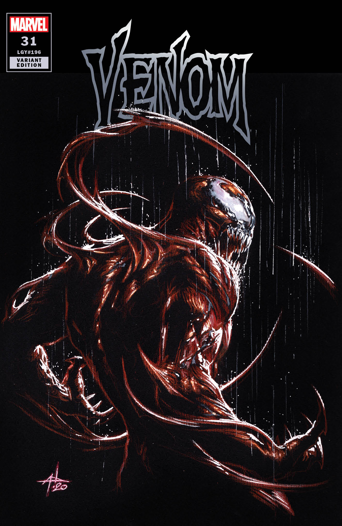Venom #31 Unknown Comics Gabriele Dell'Otto Exclusive Carnage Var Kib (12/09/2020) - Collectors World Toys Main image